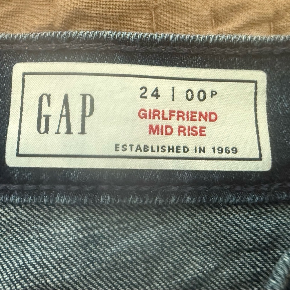 GAP Women's Dark Blue Straight Leg Jeans - Picture 4 of 7